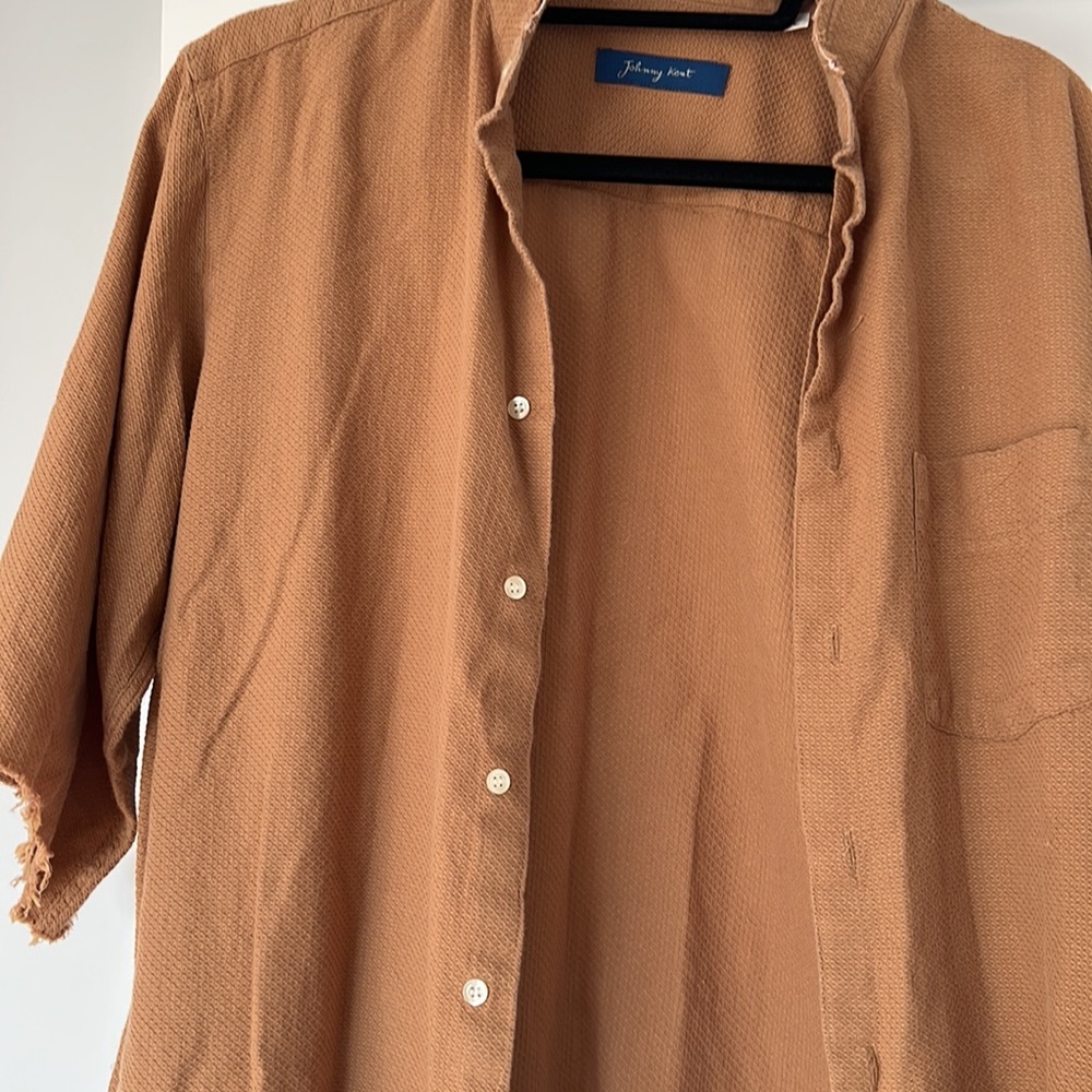 Tan Button Down - image 2
